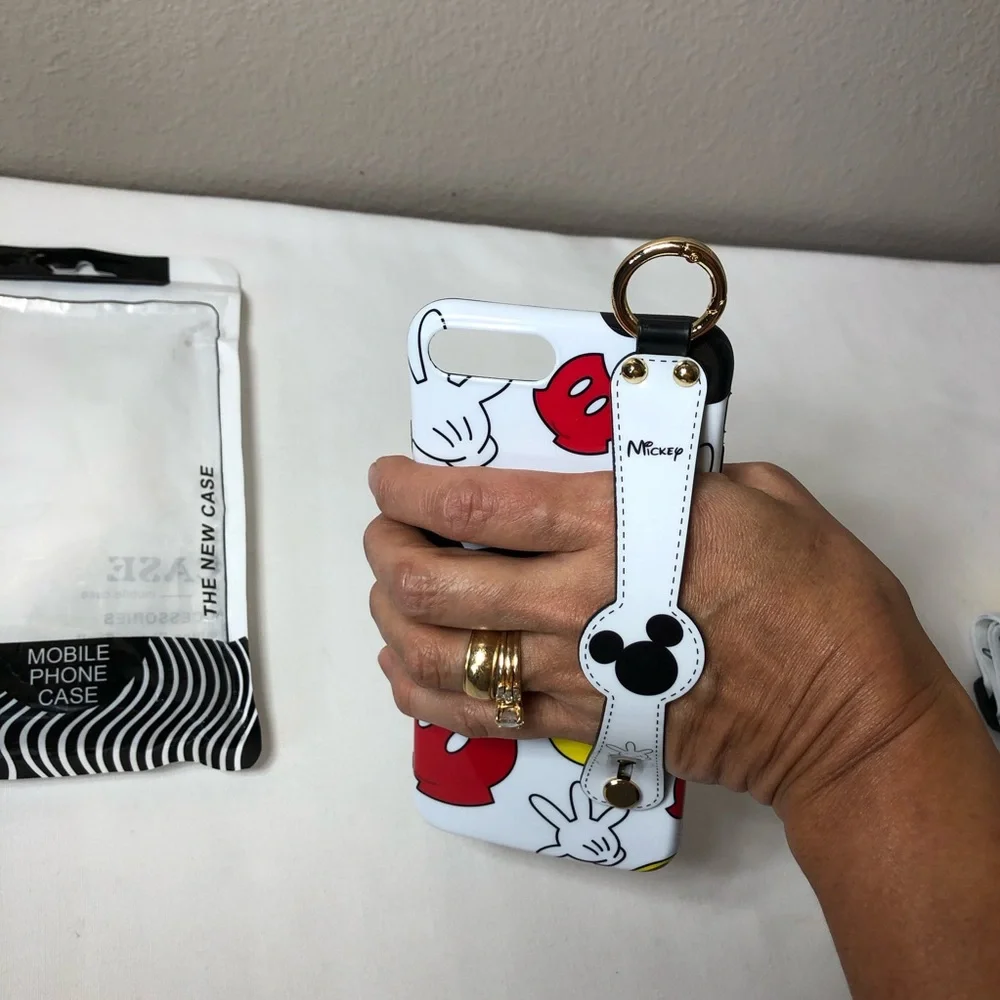 Unbranded Disney Collection Mickey Lanyard Holder Phone Case iPhone 7Plus /8Plus